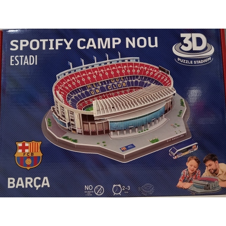 PUZZLE ESTADIO 3D SPOTIFY CAMP NOU FUTBOL CLUB BARCELONA