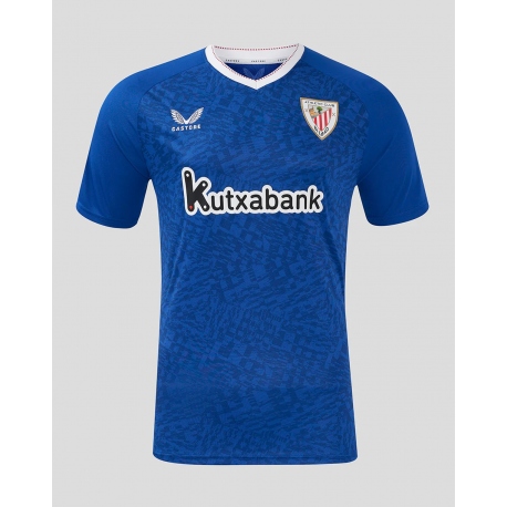 CAMISETA ATHLETIC CLUB DE BILBAO SEGUNDA ADULTO 2024 2025 CASTORE