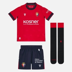 CONJUNTO OSASUNA LOCAL INFANTIL 2024 2025 MACRON