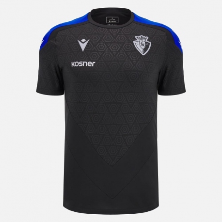 CAMISETA OSASUNA ADULTO ENTRENAMIENTO NEGRA MACRON