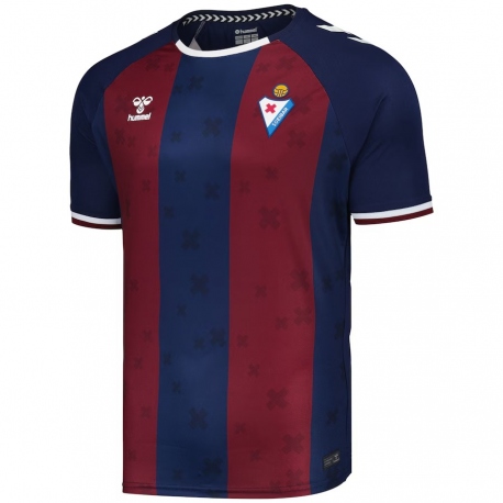 CAMISETA EIBAR PRIMERA ADULTO 2024 2025 HUMMEL