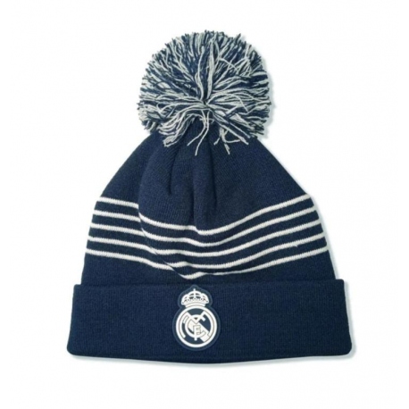 GORRO POMPON REAL MADRID ADULTO