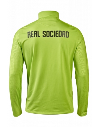 SUDADERA REAL SOCIEDAD ENTRENO ADULTO MACRON