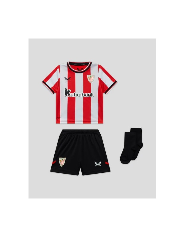 CONJUNTO BEBE ATHLETIC CLUB DE BILBAO PRIMERA 2025 2026 CASTORE