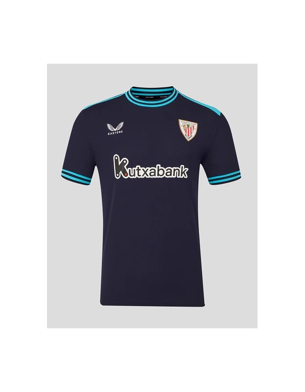 CAMISETA ATHLETIC CLUB DE BILBAO SEGUNDA JUNIOR 2025 2026 CASTORE