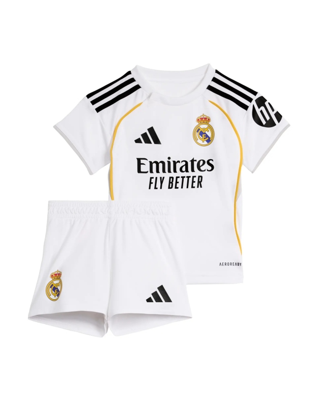CONJUNTO REAL MADRID BEBE LOCAL 2025 2026 ADIDAS