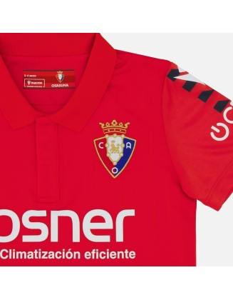 CONJUNTO OSASUNA LOCAL INFANTIL 2025 2026 MACRON