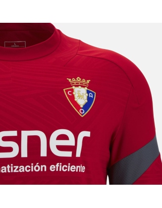 SUDADERA OSASUNA ADULTO ENTRENAMIENTO ROJA  MACRON