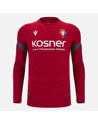 SUDADERA OSASUNA JUNIOR ENTRENAMIENTO ROJA  MACRON