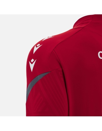 SUDADERA OSASUNA JUNIOR ENTRENAMIENTO ROJA  MACRON