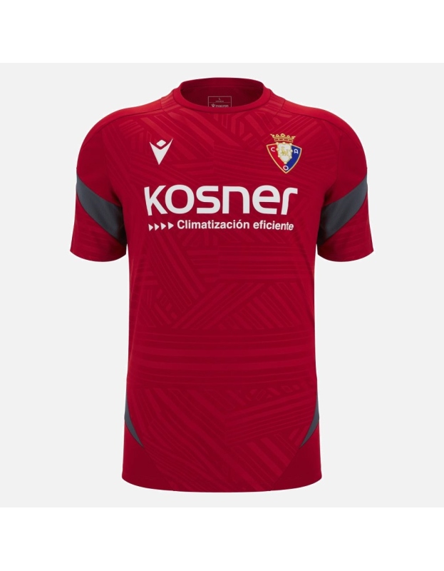 CAMISETA OSASUNA JUNIOR ENTRENAMIENTO ROJA  MACRON