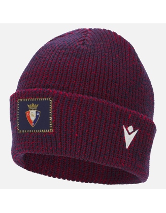 GORRO AZUL Y ROJO OSASUNA ADULTO MACRON