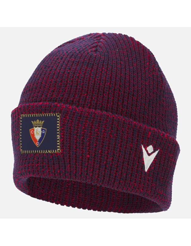 GORRO AZUL Y ROJO OSASUNA ADULTO MACRON