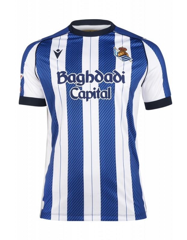 CAMISETA REAL SOCIEDAD PRIMERA JUNIOR 2025 2026 MACRON