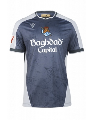 CAMISETA REAL SOCIEDAD SEGUNDA JUNIOR 2025 2026 MACRON
