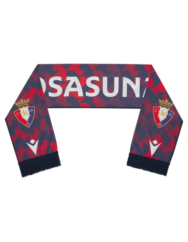 BUFANDA OSASUNA NUMERO 1 SUBLIMADA MACRON