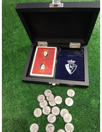 JUEGO DE MUS OSASUNA CAJA MADERA