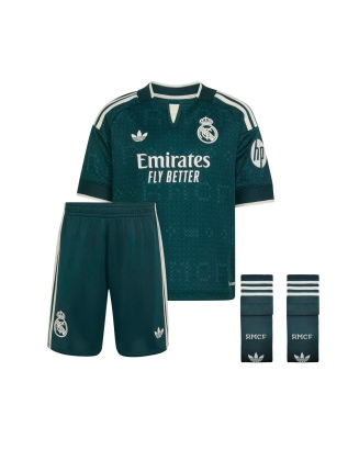 CONJUNTO REAL MADRID JUNIOR SEGUNDA 2026 2027 ADIDAS