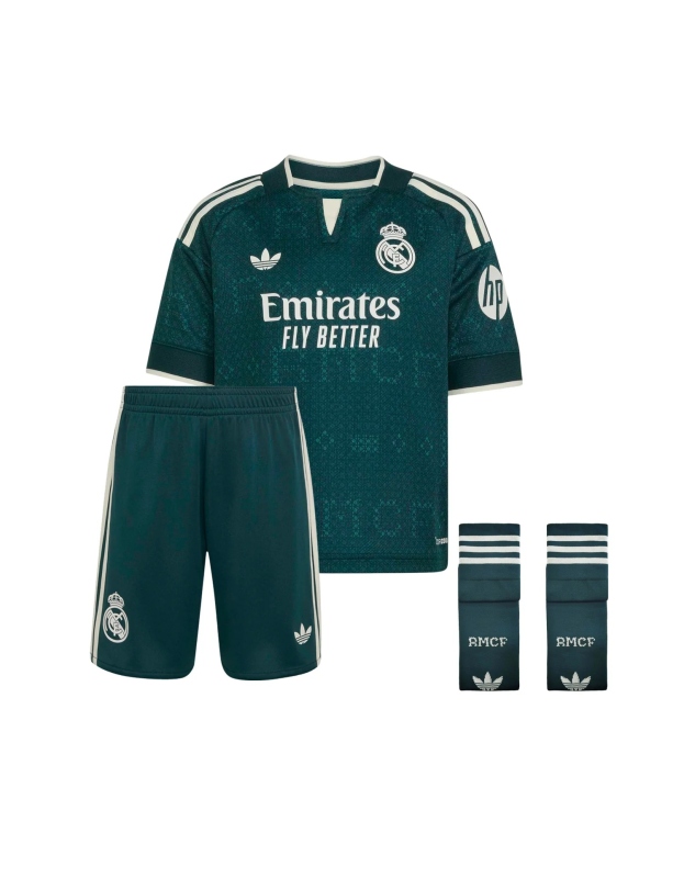 CONJUNTO REAL MADRID JUNIOR SEGUNDA 2026 2027 ADIDAS