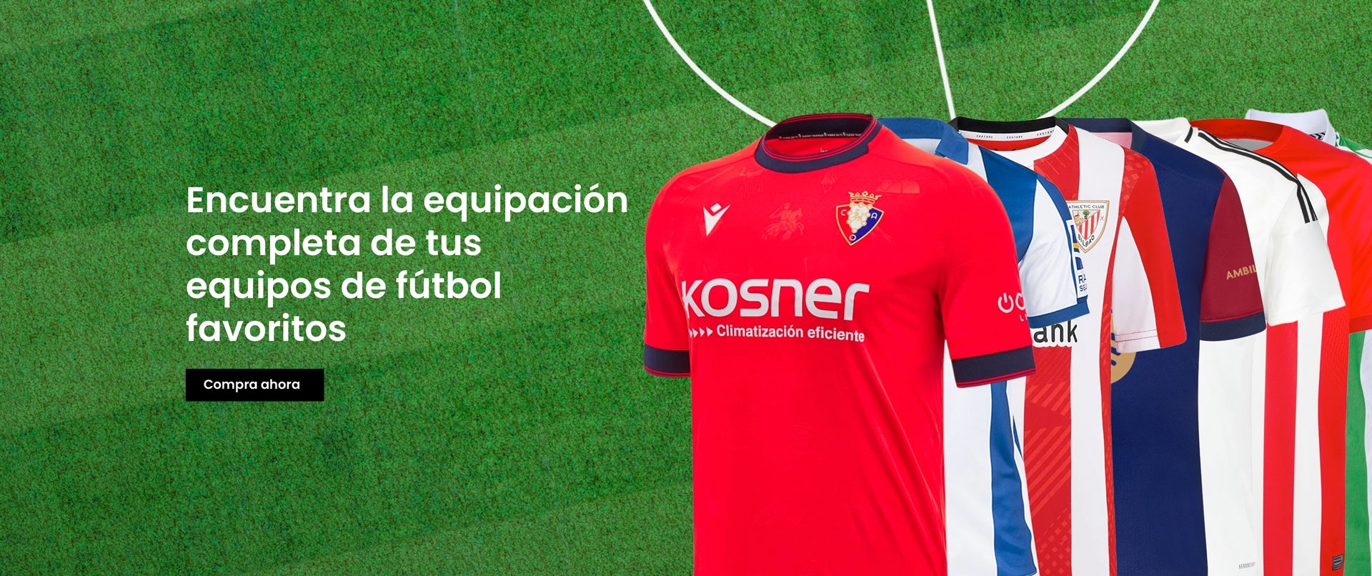 Productos de equipaciones de fútbol